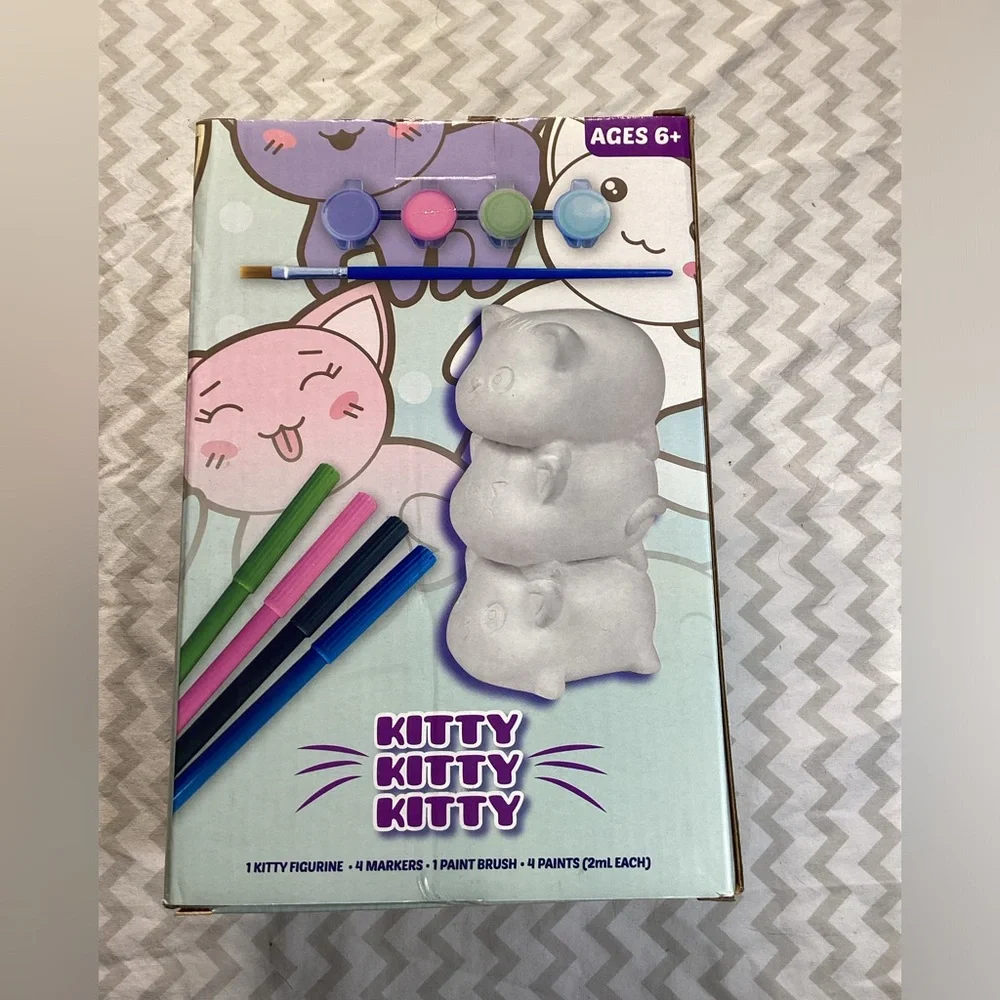 DIY Kitty Kitty Kitty Painting Figurine